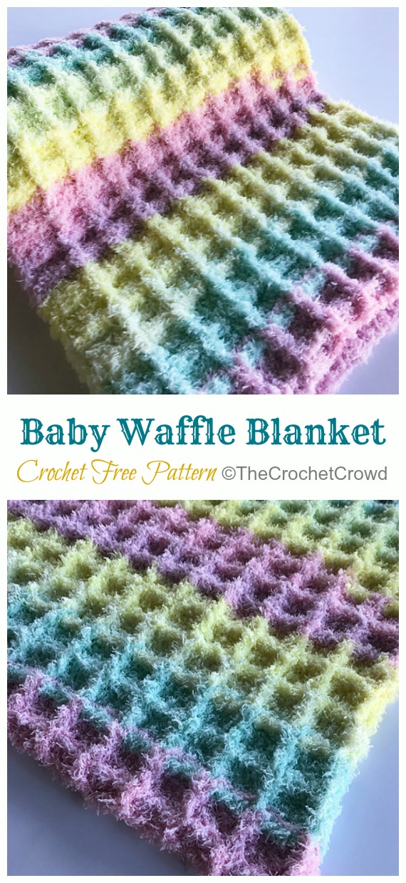 Waffle Stitch Baby Blanket Crochet Free Patterns
