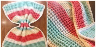 Waffle Stitch Baby Blanket Crochet Free Patterns