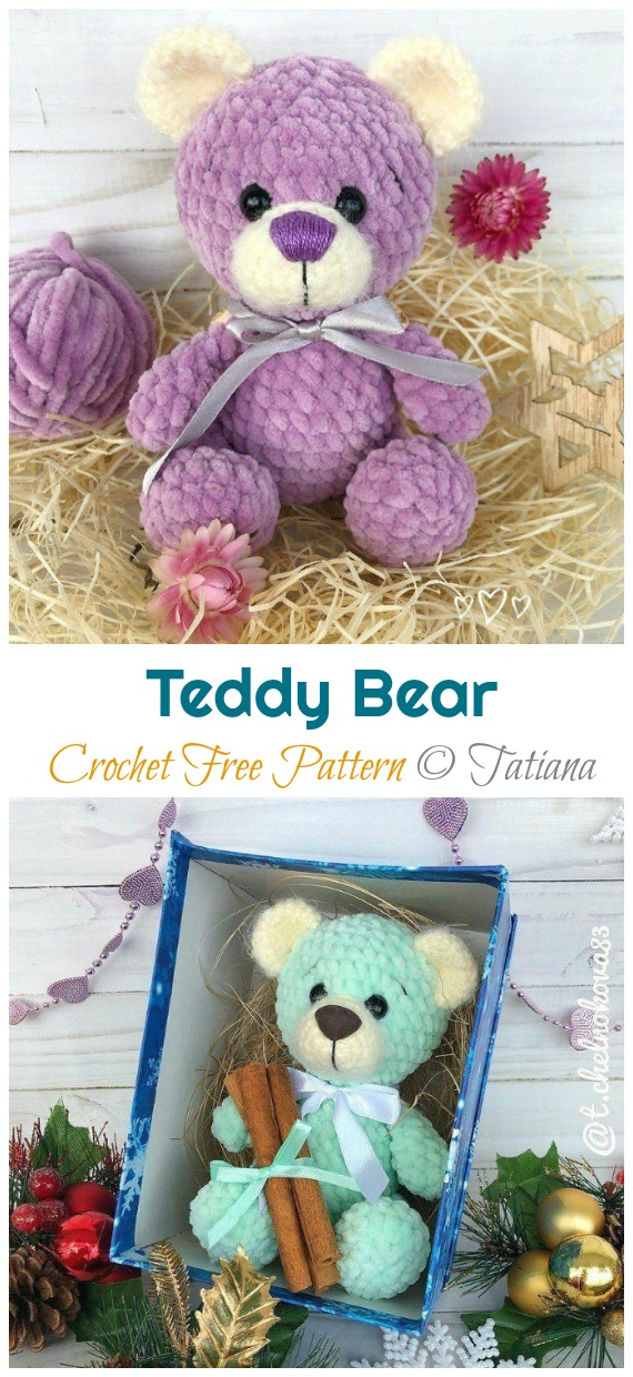 Amigurumi Plush Teddy Bear Crochet Free Pattern - #Amigurumi; Teddy Bear Free Crochet Patterns