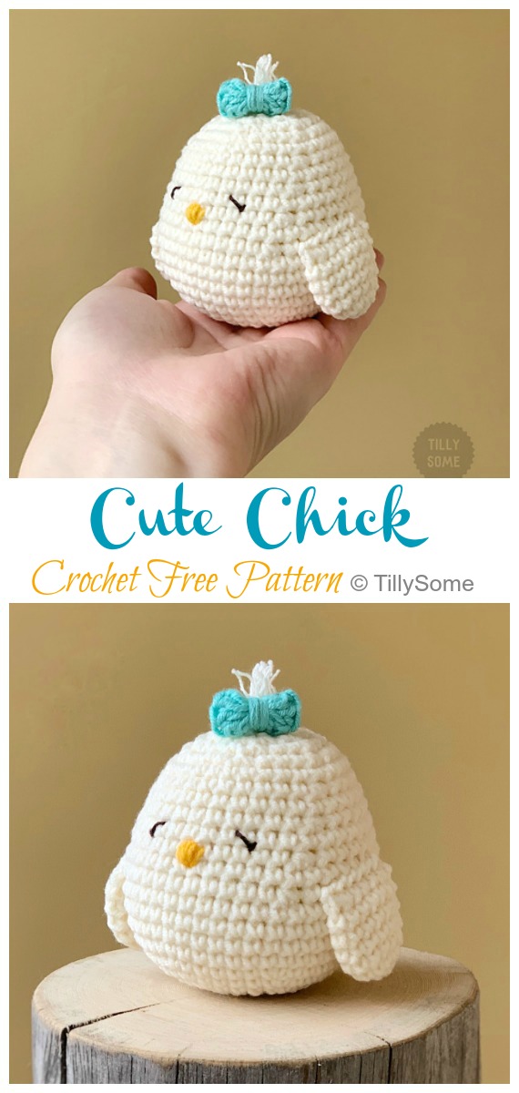 Crochet Cute Chicks Amigurumi Free Pattern - Amigurumi Spring #Chicks; #Crochet; Free Pattern