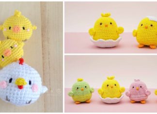 Amigurumi Spring Chicks Crochet Free Pattern