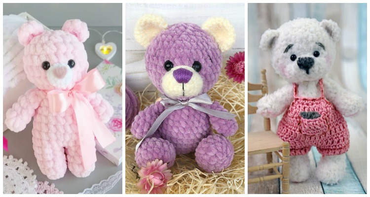 plush bear crochet pattern