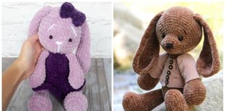 Amigurumi Sweetheart Plush Bunny Crochet Free Pattern - #Amigurumi; Bunny Free Crochet Patterns