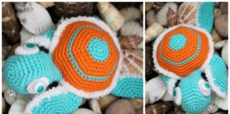 Amigurumi Tortoise Crochet Free Pattern - Amigurumi #Turtle; Crochet Free Patterns