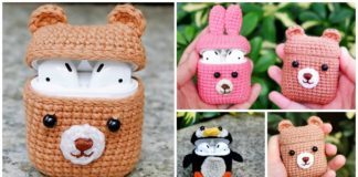 Animal Airpod Cases Crochet Free Pattern [Video]