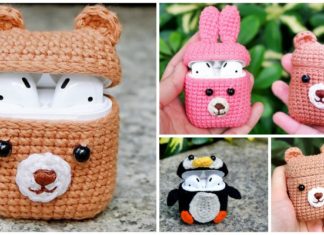 Animal Airpod Cases Crochet Free Pattern [Video]