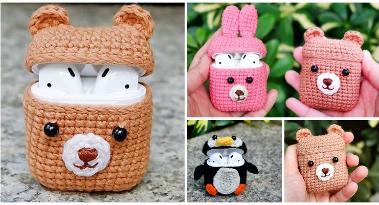 Animal Airpod Cases Crochet Free Pattern [Video]