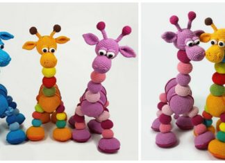 Amigurumi Amalka Giraffe Crochet Free Pattern - Crochet #Giraffe; #Amigurumi; Free Patterns