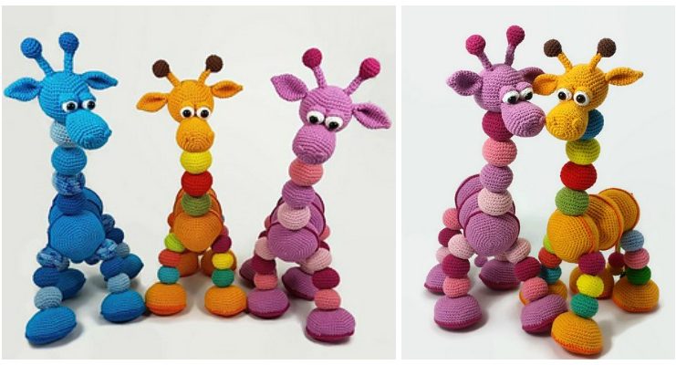 Amigurumi Amalka Giraffe Crochet Free Pattern - Crochet #Giraffe; #Amigurumi; Free Patterns