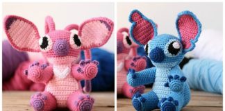 Amigurumi Stitch and Angel Crochet Free Patterns