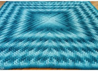 As Time Goes By Blanket Crochet Free Pattern - #Granny; Square #Blanket; Free #Crochet; Patterns