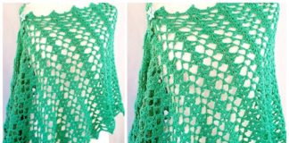 Atomic Spring Wrap Crochet Free Pattern - Women Lace #Shawl; Free #Crochet; Patterns