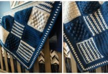 Stitch Sampler Blanket Crochet Free Pattern - #Granny; Square #Blanket; Free #Crochet; Patterns