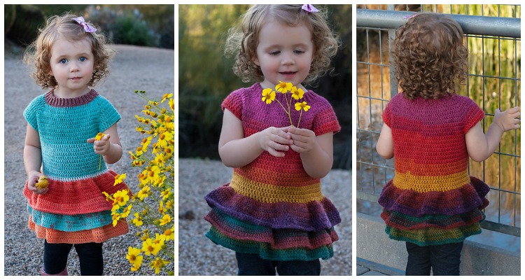 Toddler Ruffle Sweater Crochet Free Pattern - Crochet & Knitting