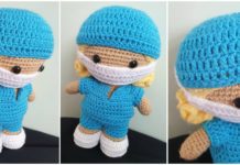 Amigurumi Doll with Mask Crochet Free Pattern- Crochet #Dolls; #Amigurumi; Free Patterns