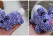 Amigurumi Pocket Pal Bunny Crochet Free Pattern- #Amigurumi; Bunny Free Crochet Patterns