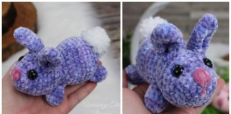 Amigurumi Pocket Pal Bunny Crochet Free Pattern- #Amigurumi; Bunny Free Crochet Patterns