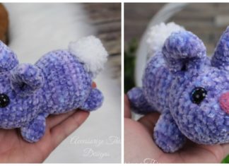 Amigurumi Pocket Pal Bunny Crochet Free Pattern- #Amigurumi; Bunny Free Crochet Patterns