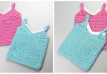 Baby Tank Top Crochet Free Pattern - Baby Sweater #Top; Free #Crochet; Patterns