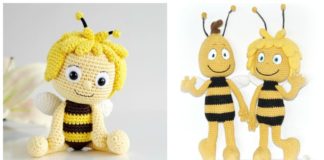 Amigurumi Bee Doll Crochet Free Patterns - Crochet #Dolls; #Amigurumi; Free Patterns