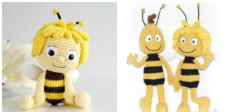 Amigurumi Bee Doll Crochet Free Patterns - Crochet #Dolls; #Amigurumi; Free Patterns