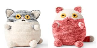 Amigurumi Fat Cat Crochet Free Pattern - Crochet Toy #Cat; #Amigurumi; Free Patterns