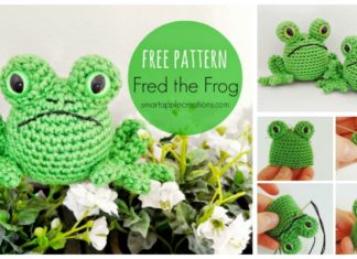 Amigurumi Frog Crochet Free Pattern - Crochet Garden Toys #Amigurumi; Free Pattern