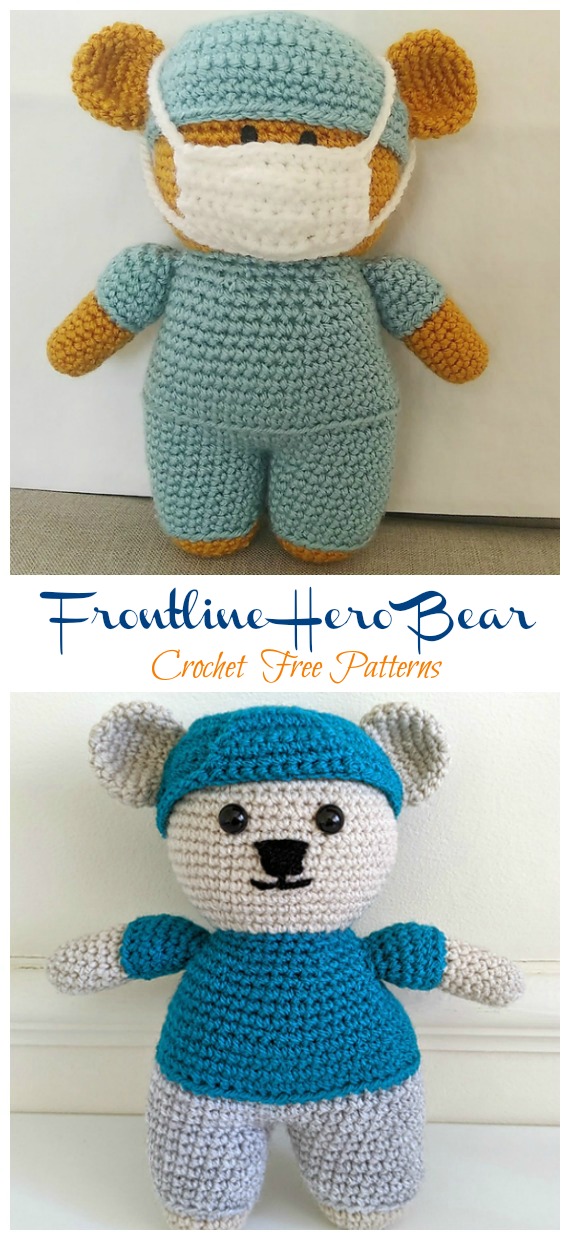 Amigurumi Frontline Hero Bear Crochet Free Pattern - #Amigurumi; Teddy Bear Free Crochet Patterns