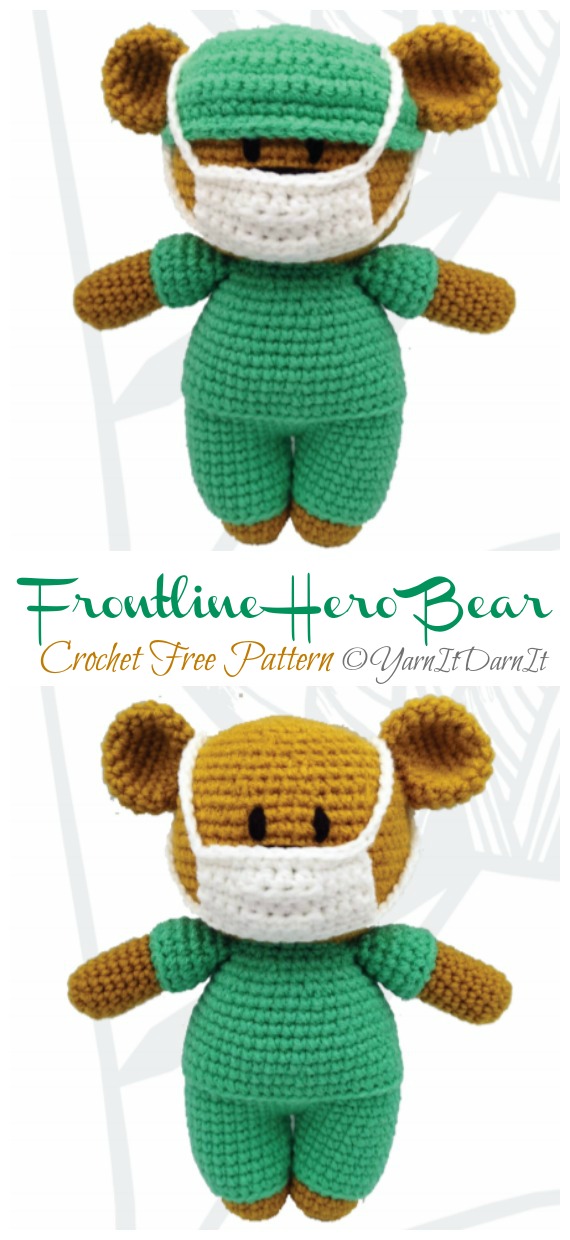 Amigurumi Frontline Hero Bear Crochet Free Pattern - #Amigurumi; Teddy Bear Free Crochet Patterns