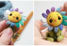 Amigurumi Little Flower Crochet Free Pattern- Crochet Plants #Amigurumi Free Patterns