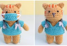 Amigurumi Nurse Cat Crochet Free Pattern - Crochet Toy #Cat; #Amigurumi; Free Patterns