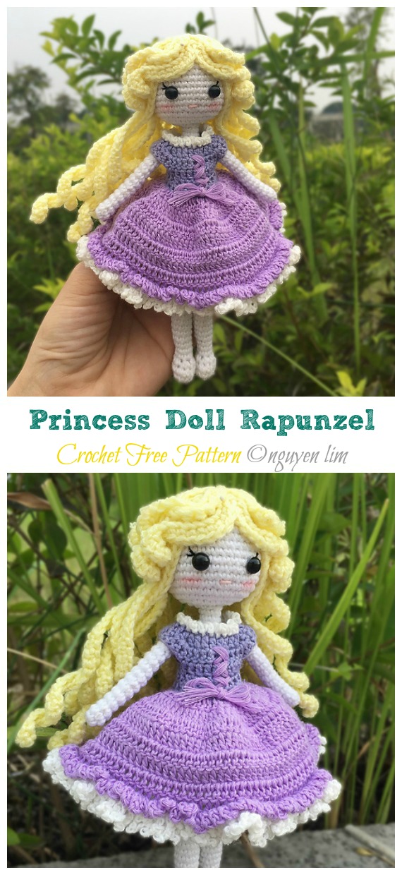 rapunzel amigurumi free pattern