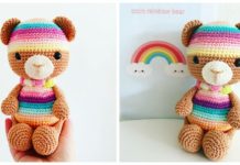 Amigurumi Rainbow Bear Crochet Free Pattern - #Amigurumi; Teddy Bear Free Crochet Patterns