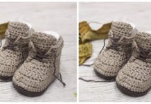 Brown Baby Booties Crochet Free Pattern [Video] - Baby #Booties; Free #Crochet; Patterns