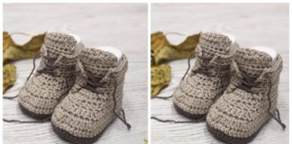 Brown Baby Booties Crochet Free Pattern [Video] - Baby #Booties; Free #Crochet; Patterns