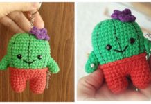 Cactus Doll Crochet Free Patterns - #Keychain Free #Crochet Patterns