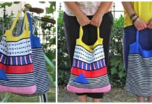 City Bags Crochet Free Pattern - #Crochet; Market Grocery #Bag;Free Patterns