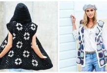 Granny Square Vest Crochet Free Patterns
