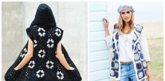 Granny Square Vest Crochet Free Patterns