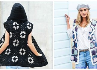 Granny Square Vest Crochet Free Patterns