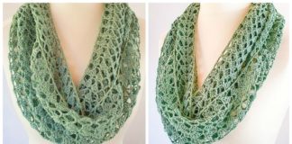 Gwenevere Lace Cowl Crochet Free Pattern - Women #Cowl; Free #Crochet; Pattern