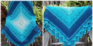 Magnificent Marge Square Blanket Crochet Free Pattern - #Granny; Square #Blanket; Free #Crochet; Patterns