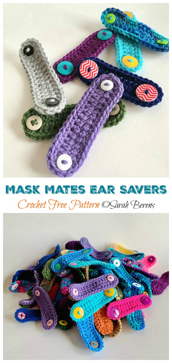 Mask Mates Ear Savers Crochet Free Patterns