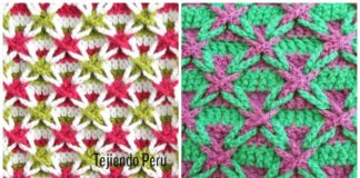 Polish Star Stitch Crochet Free Pattern [Video] - New #Stitch; Free #Crochet; Patterns