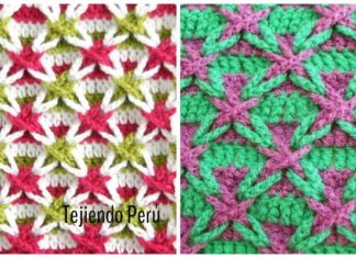 Polish Star Stitch Crochet Free Pattern [Video] - New #Stitch; Free #Crochet; Patterns