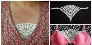 Women Lace Modesty Panel Crochet Free Pattern