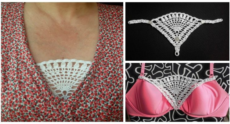 Women Lace Modesty Panel Crochet Free Pattern