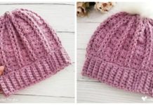 Yara Beanie Hat Crochet Free Pattern - Adult Beanie #Hat; #Crochet; Free Patterns