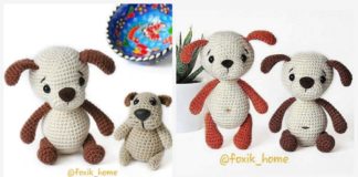 Amigurumi Baby Dog Crochet Free Pattern - Crochet Dog #Amigurumi; Free Patterns