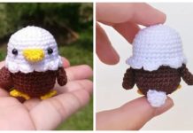 Amigurumi Baby Eagle Crochet Free Pattern - Crochet #Bird; #Amigurumi; Free Patterns